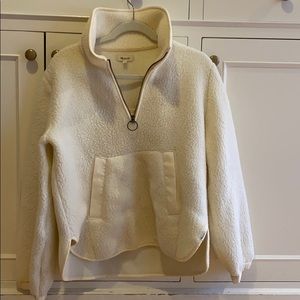 Madewell cream fleece